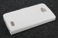 Protective PU Leather Flip Case for ZOPO ZP700 Smartphone White