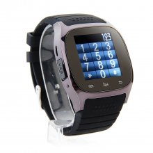 Rwatch M26S 1.44" IP57 Smart Bluetooth Watch with Mic Pedometer Push Messages Black