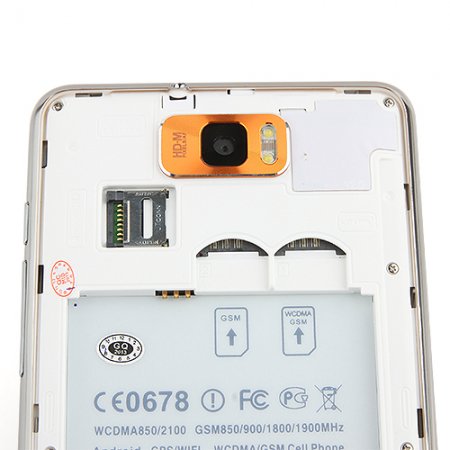 U89 Smartphone Android 4.2 MTK6589 Quad Core 1.2GHz 6.0 Inch GPS 3G -Yellow