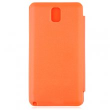 Portable Leather Flip Case Cover for Samsung Galaxy Note III Orange