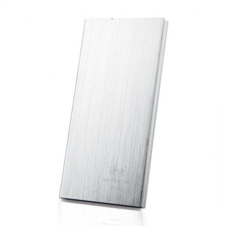 IHT P-18 18000mAh Dual USB Power Bank for iPhone iPad Smartphone - Silver