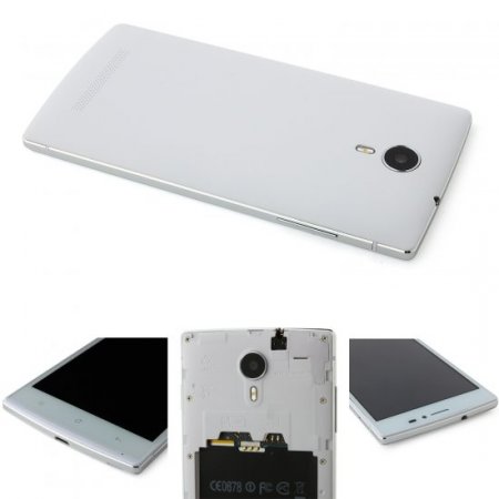 Nandan F7 Smartphone Android 4.4 MTK6582 Quad Core 3G Smart Wake 5.0 Inch Silver Side