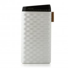 Cager S13 10000mAh Portable Dual USB Output Power Bank for Smartphones Tablet PC White