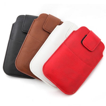 Portable H Style Insert Belt Leather Case Cover for Samsung Galaxy S4 I9300