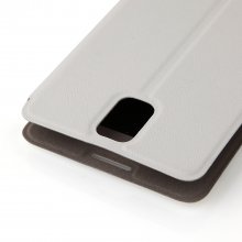 Flip Cover Case White & Screen Protector for W-5000 Smartphone