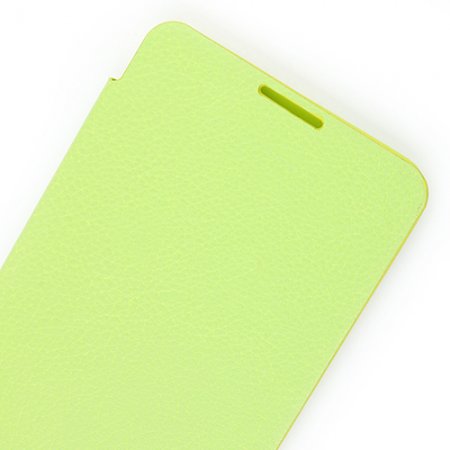 Portable Leather Flip Case Cover for Samsung Galaxy Note III Green