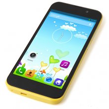 ZOPO ZP700 Cuppy Smartphone MTK6582 Quad Core 1.3GHz Android 4.2 4.7 Inch 3G GPS OTG OTA- Yellow