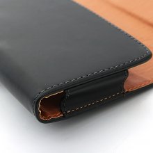 Magnetic Closure Protective Leather Case Cover for Samsung Galaxy Note i9220 N7100 Black