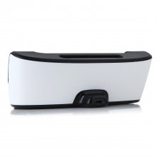 Practical 2-In-1 Dock Station Charger For Samsung Galaxy Note 3 Smartphone White