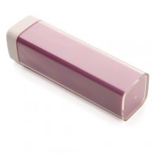Fashion Portable 3100mAh Lipstick Style Mobile Power Bank for iPhone Mobile Phone 8 Color