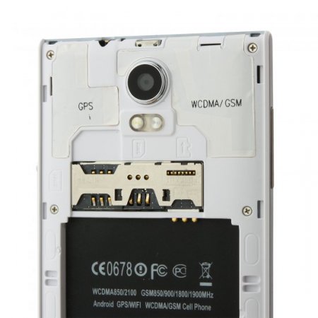 Tengda V3+ Smartphone Android 4.2 MTK6572W 4.7 Inch 3G GPS Smart Wake White