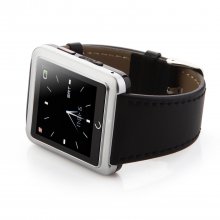 U Watch U10 Smart Bluetooth Watch 1.54" Screen for iOS & Android Smartphones Silver