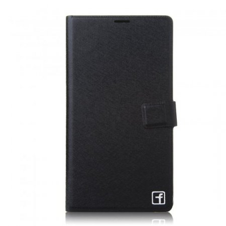 Flower Show Leather Flip Cover Stand Case for Samsung Note 4 9106 Smartphone Black