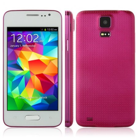 Brand New mini S5/GT9000 Smartphone MTK6572 Android 4.2 4.0 Inch Wifi - Rose
