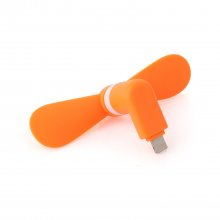 Portable Lightning 8pin Male USB Fans for iPhone 5/ 5S/ 6 Orange