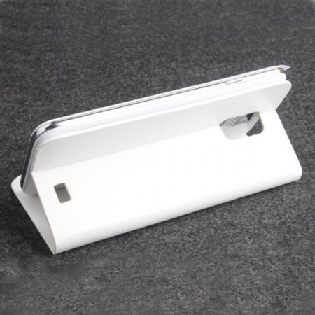 Fashion Leather Flip Case Cover for DOOGEE VOYAGER2 DG310 Smartphone White