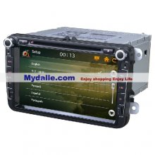 8 inch Car autoradio gps navigation system player for VW/Skoda with can bus dvd/bluetooth/radio/gps/iphone/ipod function