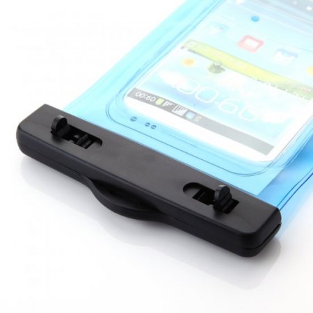Durable Sealed Waterproof Phone Bag Underwater Back Cover Case Blue