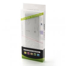 30000mAh Dual-USB Power Bank for iPhone iPad Tablet PC White