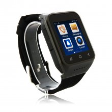 ZGPAX S8 Watch Phone Android 4.4 MTK6572W Dual Core 1.54 Inch 3G 512MB 8GB GPS Black