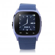 Rwatch M26S 1.44" IP57 Smart Bluetooth Watch with Mic Pedometer Push Messages Blue