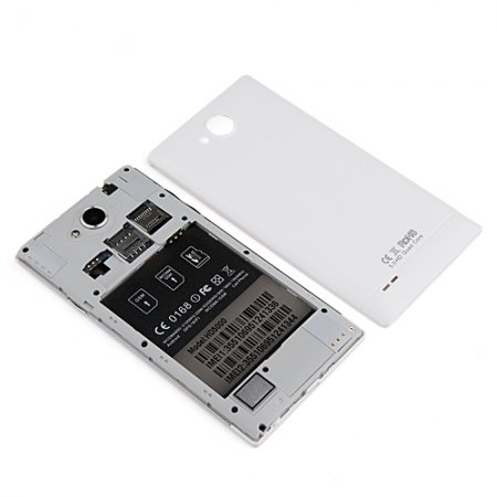 HD5000 Smartphone MTK6582 Quad Core Android 4.2 5.0 Inch 1GB 8GB - White
