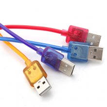 1m Luminous Spring Wire USB Cable for Samsung 4-color