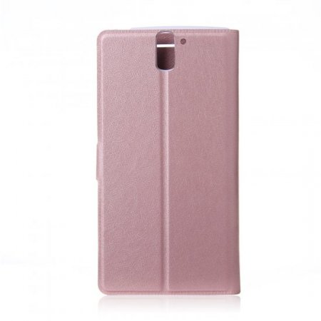 Fashion Flower Show Leather Stand Case Cover for Oneplus Smartphone Champagne