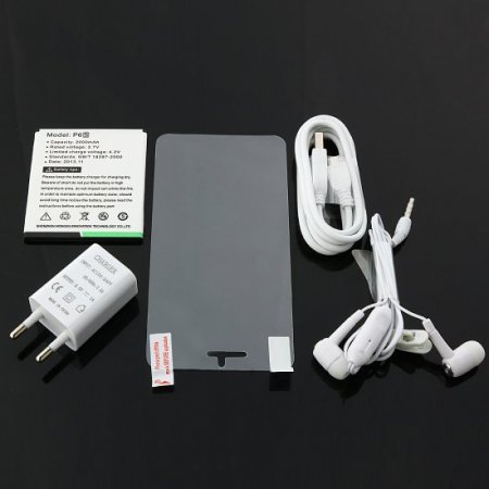 Tengda X3SW Smartphone Android 4.2 MTK6582 Quad Core 5.0 Inch QHD Screen OTG Silver