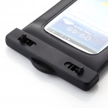 Durable Sealed Waterproof Phone Bag Underwater Back Cover Case Black
