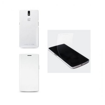 Original Screen Protector + Protective Case + Flip Cover for ONEPLUS One Smartphone