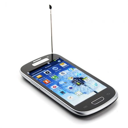 i8190 TV Smart Phone Android 2.3 SC6820 1.2GHz 4.0 Inch Capacitive Screen- Black