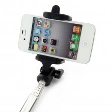 Dispho Original Bluetooth Selfie Stick Integrated Foldable Smart Shooting Aid Gold