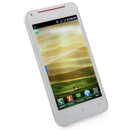Used X920e Smart Phone Android 4.0 OS SC6820 1.0GHz 5.0 Inch 2.0MP Camera- White