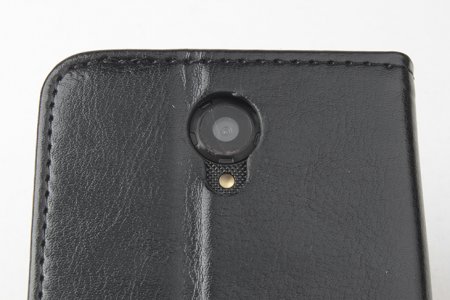 Protective PU Leather Flip Case for Cubot S222 Smartphone Black