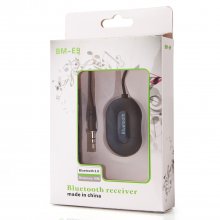 BM-E9 Bluetooth V3.0 Music Receiver Stereo Audio System Music Adapter Black