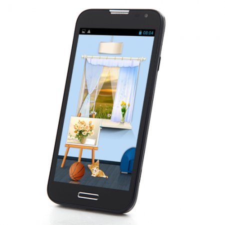 F240W Smartphone Android 4.2 MTK6582 Quad Core 1.3GHz 5.3 Inch 3G GPS Gesture Sensing -Dark Blue