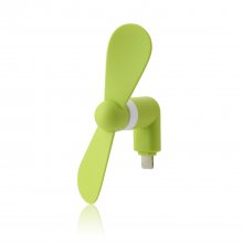 Portable Lightning 8pin Male USB Fans for iPhone 5/ 5S/ 6 Green