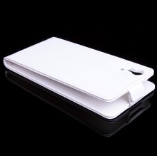 Leather Flip Cover Case Protect Case for Cubot X9 Smartphone White