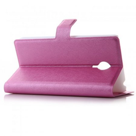 Fashion Leather Flip Cover Stand Case for MEIZU MX4 Pro Smartphone Rose