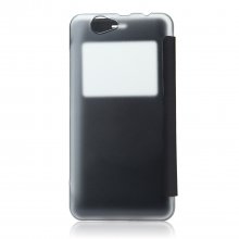 Original Protective Case S-View Flip Cover for Elephone P5000 Smartphone- Black