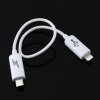 Portable Phone To Phone Emergency Charging Cable for iPhone 5 for Android phone