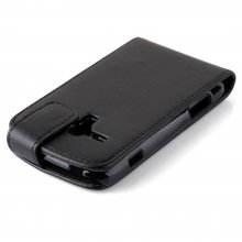 New Protective Leather Cover Case Pouch for Samsung S7562 Black