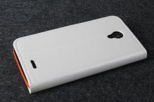 Protective PU Leather Flip Case for Cubot S222 Smartphone White