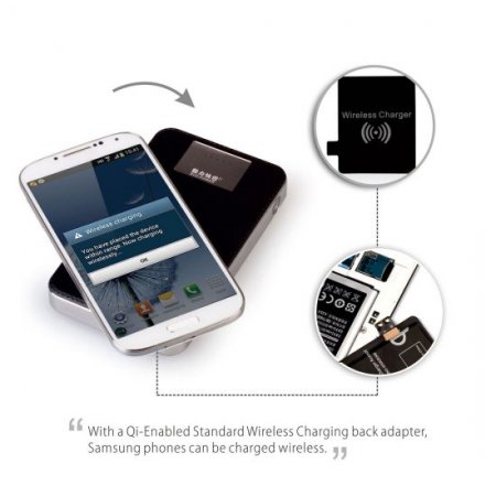 MOCREO 10000mAh Power Bank Qi-Enabled Single-Position Wireless Charger Charging Pad