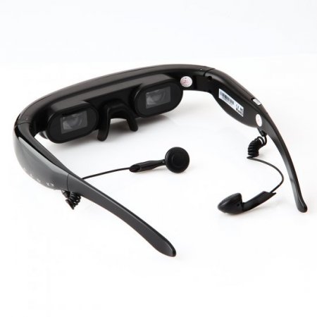 Virtual Private Theater System 52'' 4:3 Display HD 3D Stereo 4GB Flash Video Glasses