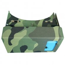 DIY Google Cardboard Virtual Reality 3D Camouflage Skin version Glasses for Smartphones