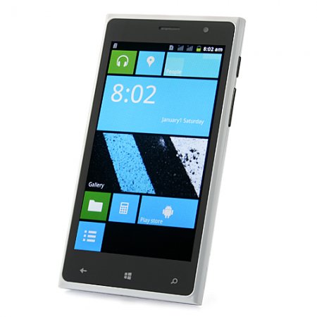 P1301 Smartphone Android 2.3 OS SC6820 1.0GHz 4.5 Inch 3.0MP Camera- White