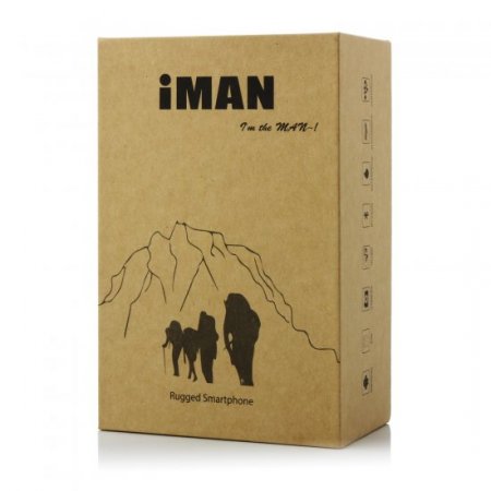 iMAN i6 Walkie Talkie Smartphone IP68 Android 4.4 MTK6592 4.7 Inch 2GB 32GB NFC Yellow
