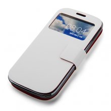 ZeroFire S-View Flip Cover Protective Stand Case for ThL W8S W8 Series Smartphone- White